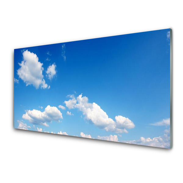 Quadro di vetro Cielo Nuvole Paesaggio