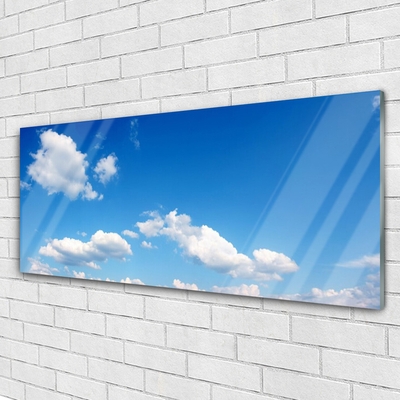 Quadro di vetro Cielo Nuvole Paesaggio