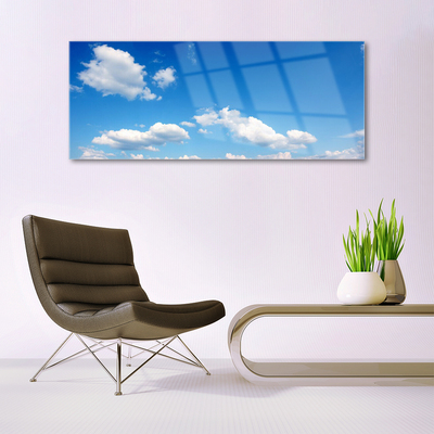 Quadro di vetro Cielo Nuvole Paesaggio