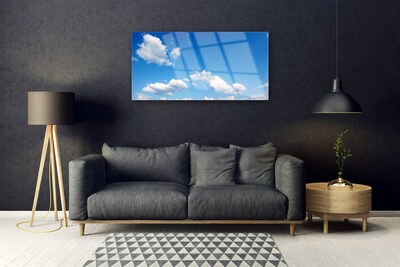 Quadro di vetro Cielo Nuvole Paesaggio