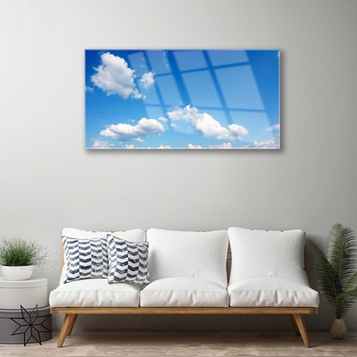 Quadro di vetro Cielo Nuvole Paesaggio