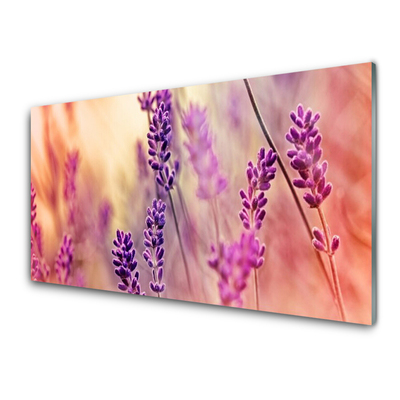 Quadro di vetro Fiori Pianta naturale