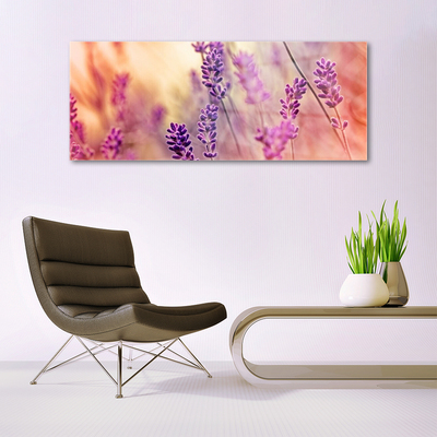 Quadro di vetro Fiori Pianta naturale