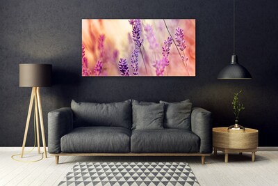 Quadro di vetro Fiori Pianta naturale