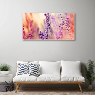 Quadro di vetro Fiori Pianta naturale