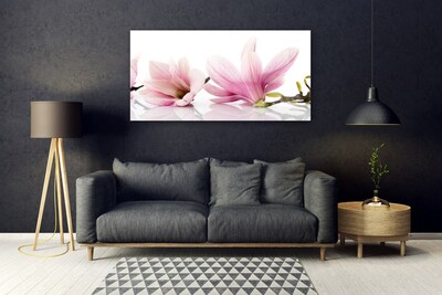 Quadro di vetro Fiori Pianta naturale