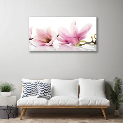 Quadro di vetro Fiori Pianta naturale