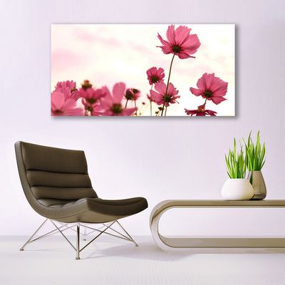 Quadro di vetro Fiori Pianta naturale