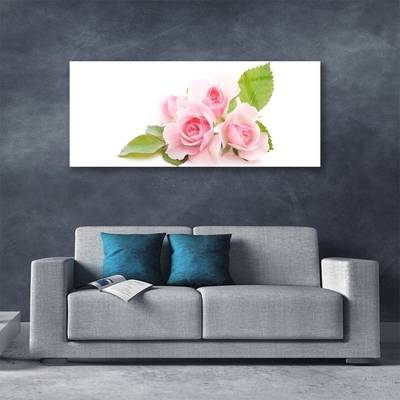 Quadro in vetro Rose Fiori Natura Pianta