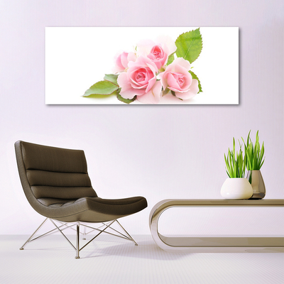 Quadro in vetro Rose Fiori Natura Pianta