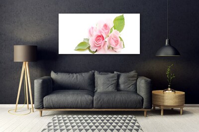 Quadro in vetro Rose Fiori Natura Pianta