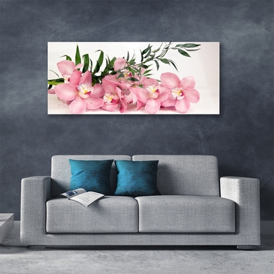 Quadro in vetro Fiori di Orchidea Spa