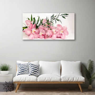 Quadro in vetro Fiori di Orchidea Spa