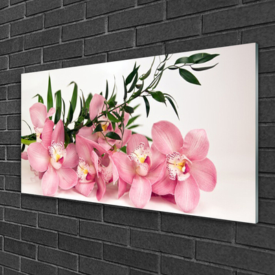 Quadro in vetro Fiori di Orchidea Spa