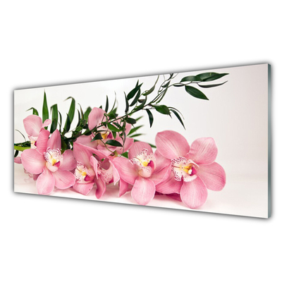 Quadro in vetro Fiori di Orchidea Spa