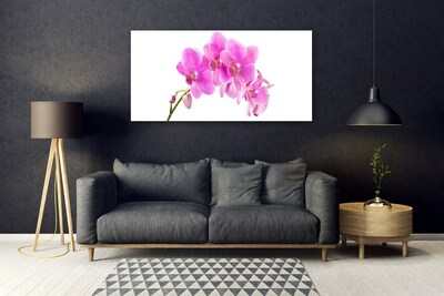 Quadro vetro Fiore di orchidea