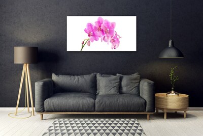 Quadro vetro Fiore di orchidea