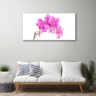 Quadro vetro Fiore di orchidea