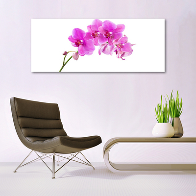 Quadro vetro Fiore di orchidea