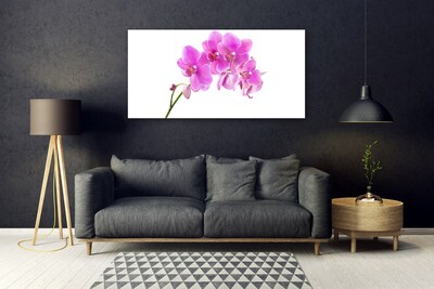 Quadro vetro Fiore di orchidea