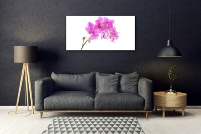 Quadro vetro Fiore di orchidea