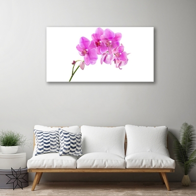 Quadro vetro Fiore di orchidea