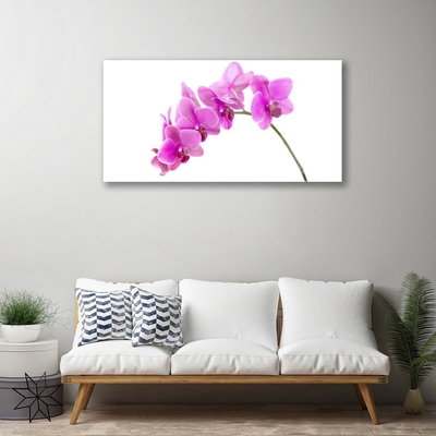 Quadro su vetro Fiore di orchidea