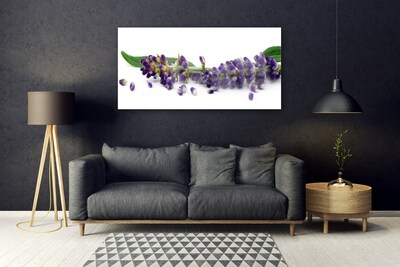 Quadro su vetro Natura morta alla lavanda