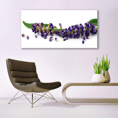 Quadro su vetro Natura morta alla lavanda