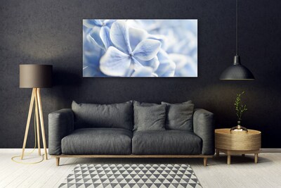 Quadro di vetro Fiori Petali Natura