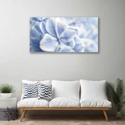 Quadro di vetro Fiori Petali Natura