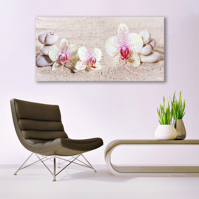 Quadro in vetro Orchidea di sabbia