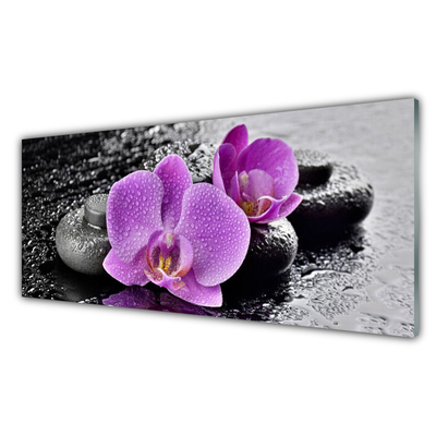 Quadro vetro Fiori di Orchidea Spa