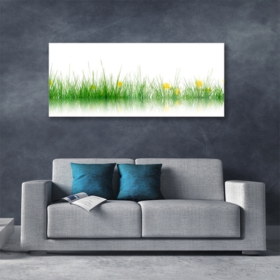 Quadro su vetro Natura Erba Fiori