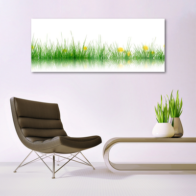 Quadro su vetro Natura Erba Fiori