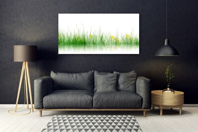 Quadro su vetro Natura Erba Fiori