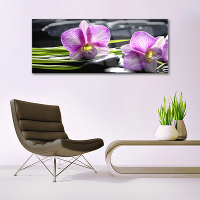 Quadro vetro Orchid Stones Zen Spa