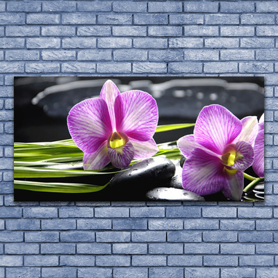 Quadro vetro Orchid Stones Zen Spa