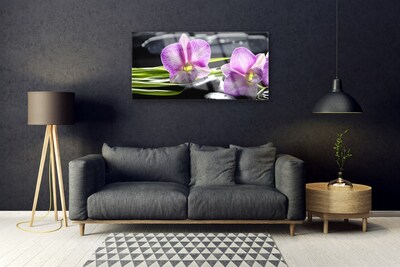 Quadro vetro Orchid Stones Zen Spa