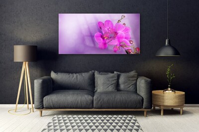 Quadro su vetro Fiori Petali Orchidea