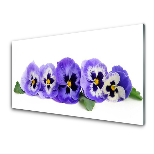 Quadro in vetro Petali di fiori marmocchi