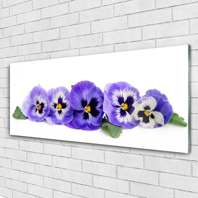 Quadro in vetro Petali di fiori marmocchi