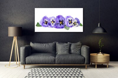 Quadro in vetro Petali di fiori marmocchi