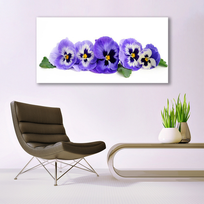 Quadro in vetro Petali di fiori marmocchi