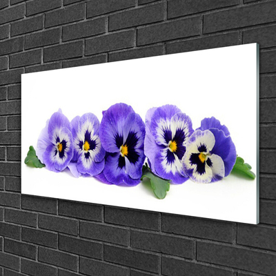 Quadro in vetro Petali di fiori marmocchi