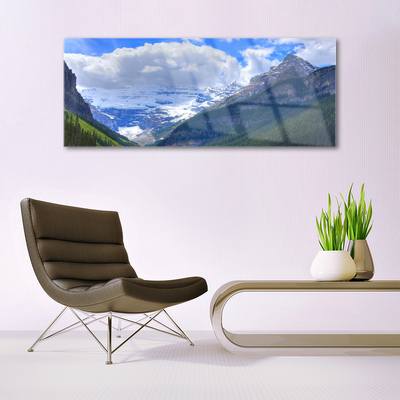 Quadro vetro Paesaggio di montagna