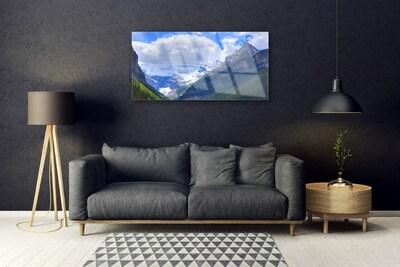 Quadro vetro Paesaggio di montagna