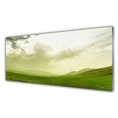 Quadro vetro Natura Prato Vista verde