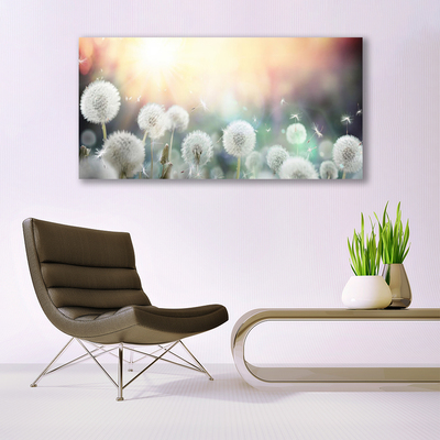 Quadro vetro Soffiatori Fiori di natura