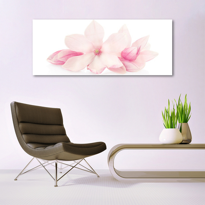 Quadro vetro Fiori di petali Pianta naturale